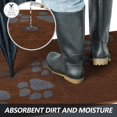 thumbnail image 3 of Timo Indoor Door Mat, Front Door Mat 32"x48" Non-Slip Rubber Backing Absorbent Resist Dirt Entrance Rug, Washable Low-Profile Inside Entry Door Rugs for Entryway, Dog Door Mat, Coffee, 3 of 7