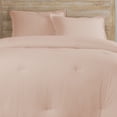 thumbnail image 2 of Vue Elements Lark Solid 3 piece 100% Cotton Duvet set - Full/Queen - Blush, 2 of 4