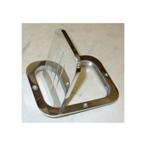 Brothers Trucks BFDRECTWITH Billet Fuel Door-w/ Ball Milling-Polished-Rectangle