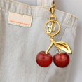 thumbnail image 5 of RKSTN Cherry keychains 26 Letters Cherries Keychains Bags Pendants Accessories Car Keychains, 5 of 5