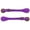 Purple, variant on Showman Youth Glitter Leather Spur Straps (Teal)