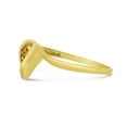 thumbnail image 4 of 10k Yellow Gold Round Citrine Heart Ring, 4 of 6