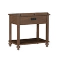 thumbnail image 3 of (2 pack) My Texas House Hartwell 1 Drawer Nightstand with USB, Heritage Oak, 3 of 20
