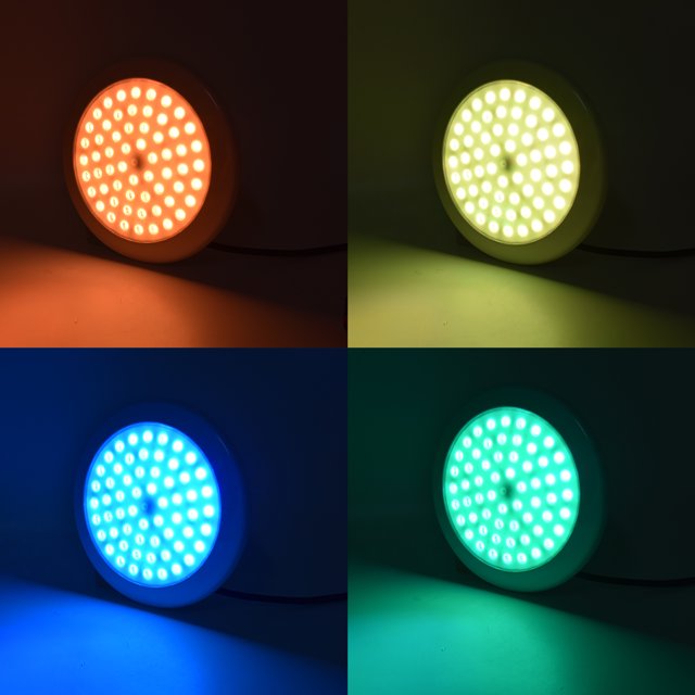 Luz de piscina lámpara de estanque LED de 30 W RGB con tubo de línea para patio para acuario ANGGREK Otros