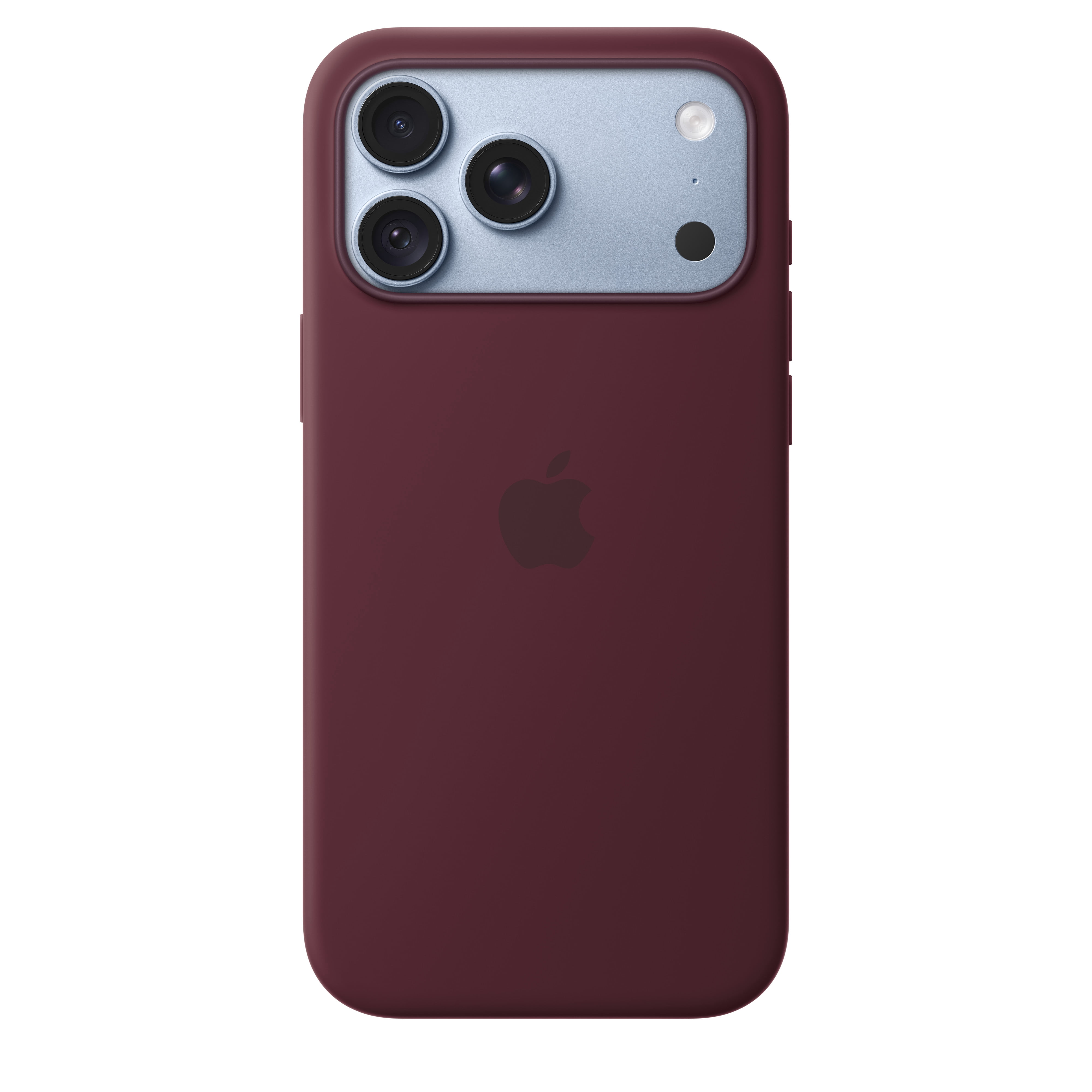 Apple iPhone 18 Pro Max Silicone Case with MagSafe – Burgundy