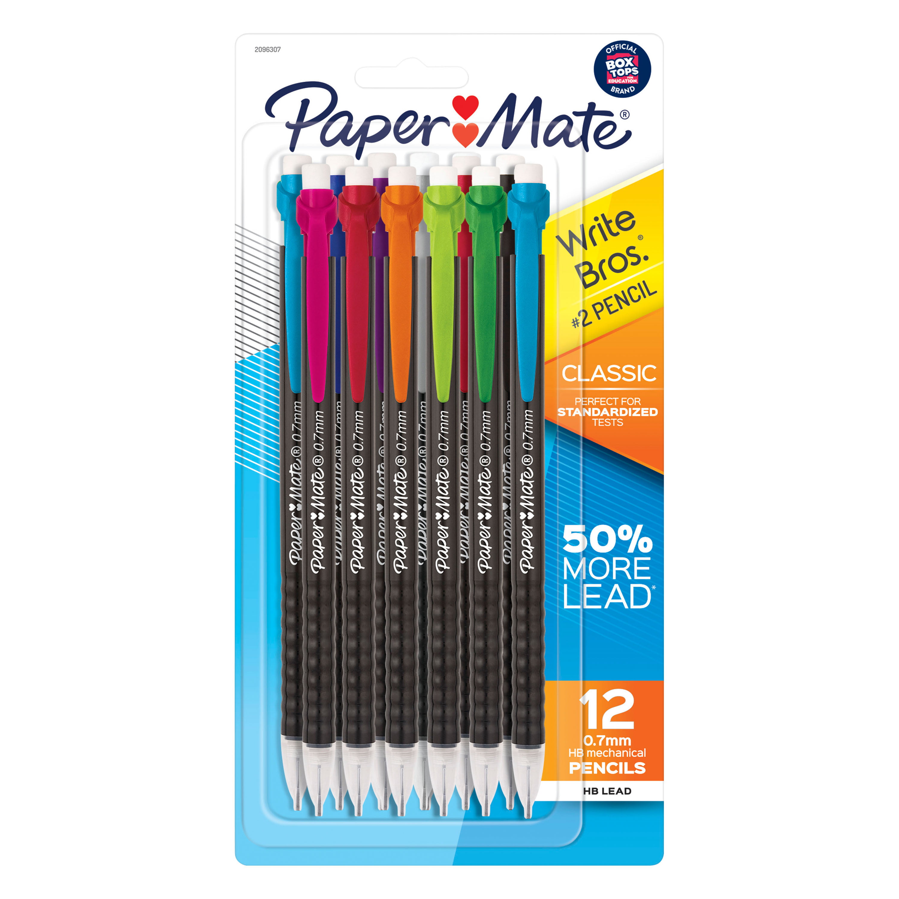 Paper Mate 24 Pack Mechanical Pencils Write Bros Classic #2 .7mm