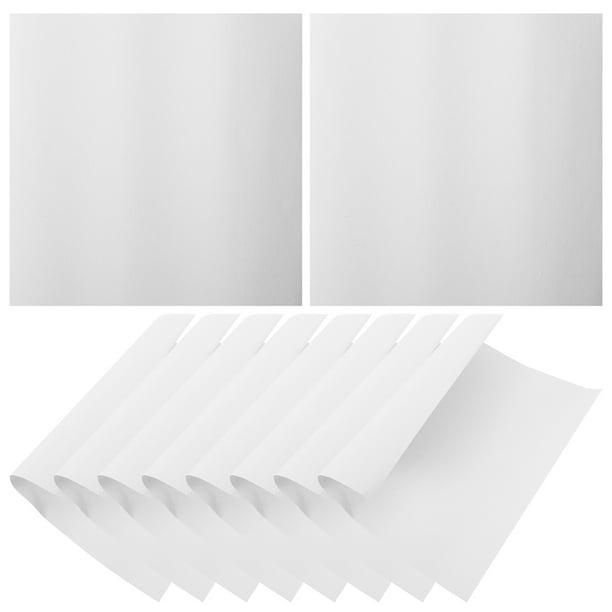 10 Uds. Lienzo colgante, lienzo de dibujo para estudiantes, hoja de lienzo de pintura al óleo, hoja de pintura al óleo en blanco