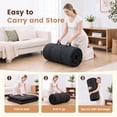 thumbnail image 6 of CONCETTA Memory Foam Futon Mattress, Full Size, Foldable Tatami Floor Mattress with Storage Bag, Black, 6 of 10