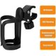 thumbnail image 3 of Bike Bottle Holder, Black Bicycle Cup Holder 360 Degrees Rotation Cycling Water Bottle Cages; Fit Bicycles, Mountain Bikes, Prams And Wheelchair, 3 of 5