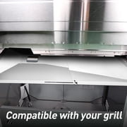 Grease Drip Pan Fits for Nexgrill Spare Parts, Adjustable with Drip Tray Suitable Compatible with Kenmore BHG,Dyna Glo&Charbroil