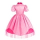 thumbnail image 4 of Vestido de Halloween de las niñas Super Mario disfraz Pricess Peach vestido de Día de los niños vestido de princesa rosa, 4 of 4