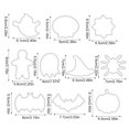 thumbnail image 4 of Moyic Paquete de 10 moldes para galletas de Halloween, molde antiadherente para galletas en relieve C Type2 NO2, 4 of 6