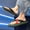 Dark Green color, variant on Men's SPORT Logo Color Striped Flip Flops Summer Outdoor Thick Sole Non-Slip Sandals Trendy Sport Beach Shoes