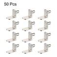 thumbnail image 3 of Uxcell 0.24" Soporte de estante en forma de L  Soporte de estante 50Pcs, 3 of 3