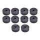 thumbnail image 2 of 10 piezas de fieltros para soporte de platillos de forma redonda, fieltros de embrague para hi-hat para batería, fáciles de usar Gris, 2 of 9
