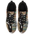 thumbnail image 2 of Cat I Ll Always Be By Your Side Running Shoes Sneakers Mesh Black Size 12, 2 of 5