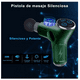 thumbnail image 3 of Pistola De Masaje Bloosom  Muscular Mini 32 Niveles Ajustable 8 Cabez Verde, 3 of 4