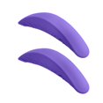 thumbnail image 4 of Cubierta del reposabrazos de la silla Par De Fundas Para Reposabrazos De Silla Protector Elástico Funda Para Brazo De Silla De Habitación Morado Púrpura Magideal Cubierta del reposabrazos de la silla, 4 of 6
