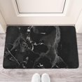 thumbnail image 4 of 17x30 Quick-Dry Bath Mat from Color&Geometry - Non-Shedding Absorbent Black Rug Door Mat for Your Bathroom or Shower, 4 of 6