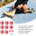 thumbnail image 4 of 8pcs Skate Wheel Skateboard Part Inline Sport Accessories Replacing Fittings High Speed Roller Skates Wheels Modified Component Pink, 4 of 6