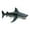 tiger shark, variant on Simulation Marine Life Action Figure-Painted Miniature Animals Creature Model Sea Life Educational Toy Collection for Kids -