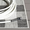 thumbnail image 4 of SAFAVIEH Courtyard Talbot Checkered Indoor/Outdoor Runner Rug, Grey/Dark Grey, 2'3" x 8', 4 of 12