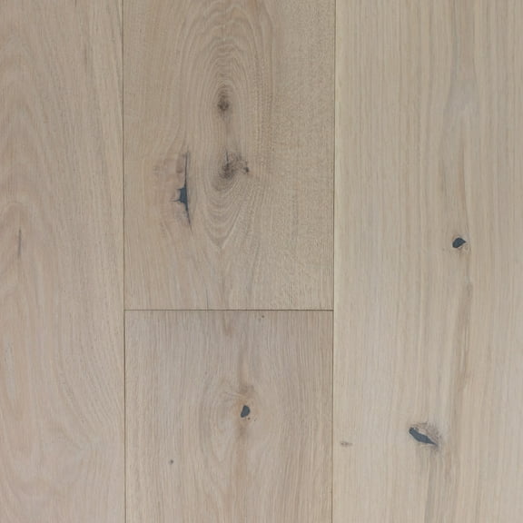 Mullican 25971 Castillian Estate 7-1/2" Wide Wire Brushed Engineered European White Oak