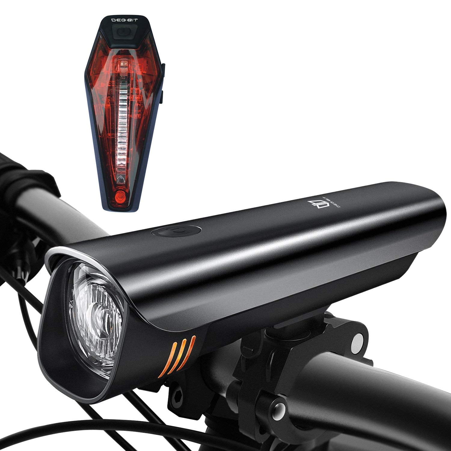 USB Rechargeable Bycicle MTB LED Light Front Tail Light BMX Bike Headlamp