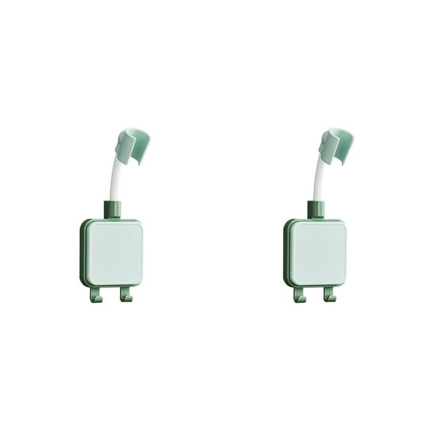 Bearachild Gran oferta, 1 pieza, soporte para cabezal de ducha, soporte ajustable para cabezal de ducha, montaje en pared para baño con gancho Type1 NO1