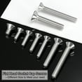 thumbnail image 5 of Uxcell 5/16-18 x 2" Flat Countersunk Head Socket Cap Countersunk Bolt Machine Screws 304 Stainless Steel 18-8, 10 Pcs, 5 of 7