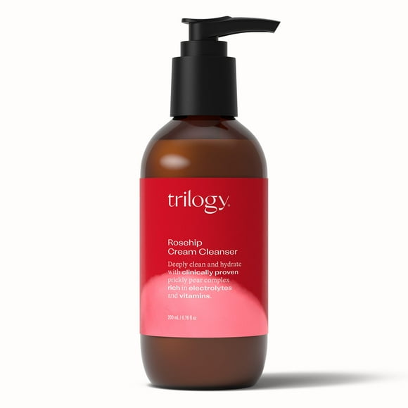 Limpiador facial Trilogy Crema limpiadora de rosa mosqueta, 200 ml