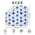 thumbnail image 4 of Pioneer Flower Floral Print Pattern Kitchen Dish Drying Mat 1 Pack, Ultra Absorbent Microfiber Drainer Mat, 16"x18", 4 of 6