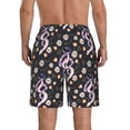 thumbnail image 3 of Naloa Snake And Floral1 Men's Beach Shorts, Surfing shorts, Swim trunks, Quick Dry Swim Trunks for Surfing Beach Fun - Medium, 3 of 9
