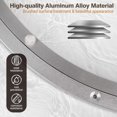 thumbnail image 2 of Rodamiento giratorio de aleación de aluminio Lazy Susan, soporte giratorio de metal antideslizante para comedor y banco de trabajo, 2 of 4