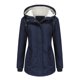 thumbnail image 1 of Parkas de manga larga para mujer, chaqueta lisa de otoño e invierno, de manga larga, con espalda descubierta, cárdigan con capucha, abrigo abrigado con bolsillos, tops, abrigo para mujer, 1 of 5