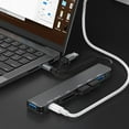 thumbnail image 6 of Aluminum USB3.0 Hub Docking Station USB C USB3.0 2.0 PD100W Card Reader, 6 of 19