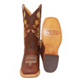 thumbnail image 4 of Women’s Genuine Leather Brown Cowgirl Cowboy Boot Floral Embroidered Square Toe Western Boot, 4 of 4