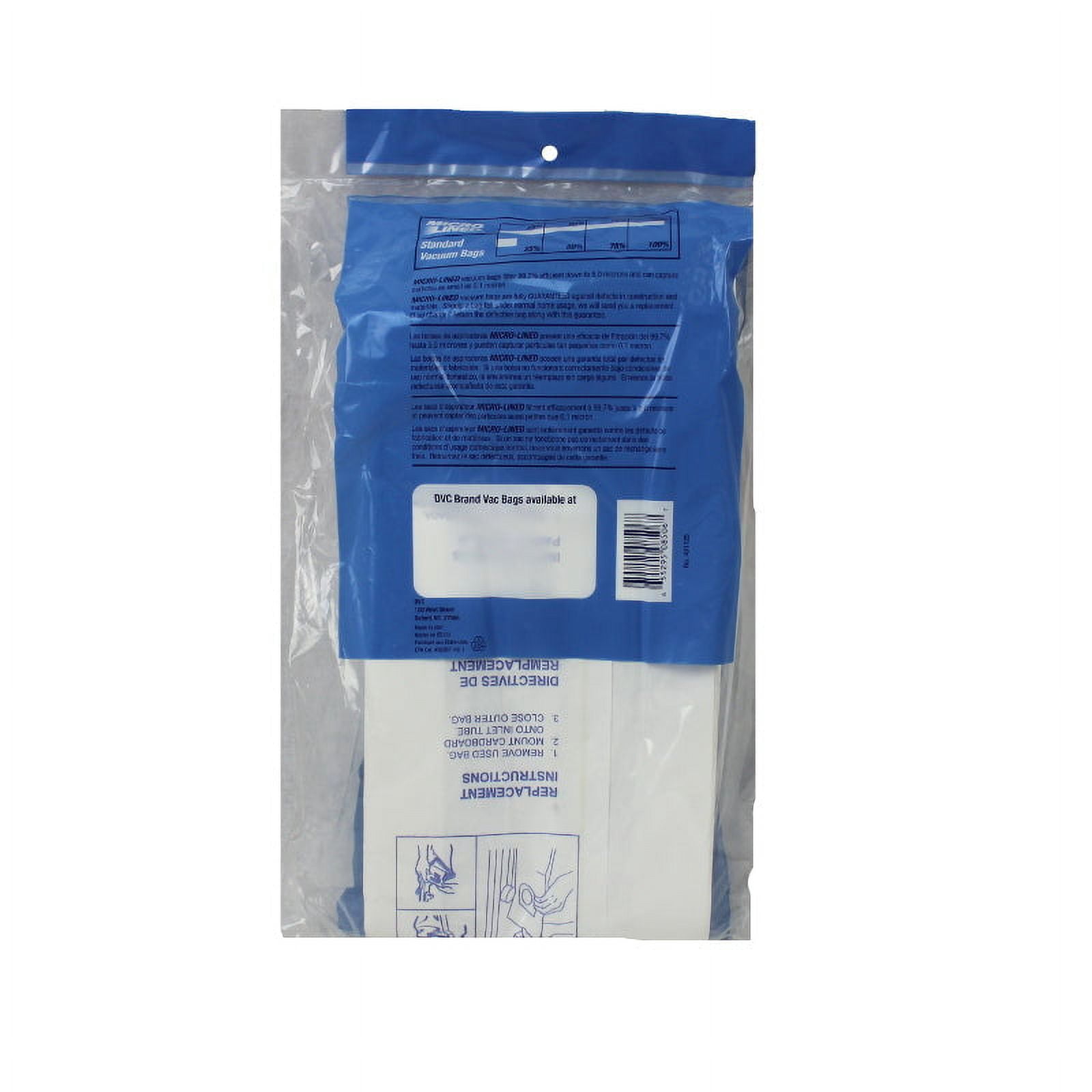 Replacement Part For Hoover Type A Allergen Bag - 9 Bags 4010100A