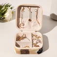 thumbnail image 6 of Valentine's Day Travel Portable Square Jewelry Organizer with Ring, Earring, Necklace, and Bracelet Storage - Suitable for Girls and Women, 6 of 6