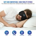 thumbnail image 7 of MUSICOZY Sleep Headphones Breathable Bluetooth Headband 3D Sleeping Headphones, Wireless Music Eye Mask Sleep Earbuds for Side Sleeper Women Office Air Travel Cool Tech Gadgets Unique Gifts Black, 7 of 7