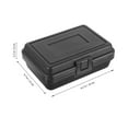 thumbnail image 2 of UPGRATOR small box Tool Storage Box Black Plastic for Users needing secure storage in Hiking 1Pack, 2 of 4