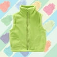 thumbnail image 2 of APEXFWDT Boys Girls' Polar Fleece Vest Kids Zip-Front Stand Collar Vest Sleeveless Warm Base Jacket for 3–12 Years, 2 of 5