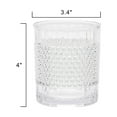 thumbnail image 3 of Mainstays 14-Ounce Short Acrylic Diamond Texture Tumbler, Clear, 3 of 7