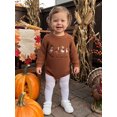 thumbnail image 6 of RUINIXCW Newborn Baby Girl Boy Thanksgiving Knit Sweater Romper Outfit Infant Boy Girl Fall Winter Clothes Turcky Goose Loose Long Sleeve Bodysuit, 6 of 10