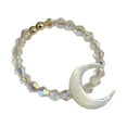 thumbnail image 2 of Open Moon Shaped Jewelry Simple Adjustable Stylish Novelty Gifts Trendy for, 2 of 7
