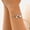 Silver, variant on Paper Clip Link Bracelet for Women Stainless Steel Heart Charm Chain Bracelets Jewelry Gifts for Her