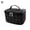black, variant on 2-in-1 Detachable Makeup Bag for Women, Large Capacity Waterproof Cosmetic Organizer with Brush Cover, Portable Travel Toiletry Pouch