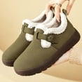 thumbnail image 3 of Women's Casual Low - Heel Winter Shoes - Warm, Comfortable Round - Toe Cotton - Upper Shoes with Artificial Short Plush Lining, 3 of 5