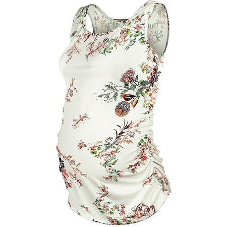 

Enjiwell Pregnant Women Summer Vest Tank Top Maternity Bump T Shirt Blouse