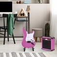 thumbnail image 3 of LyxPro Beginner 39” Electric Guitar & Electric Guitar Accessories, Retro Purple, 3 of 7